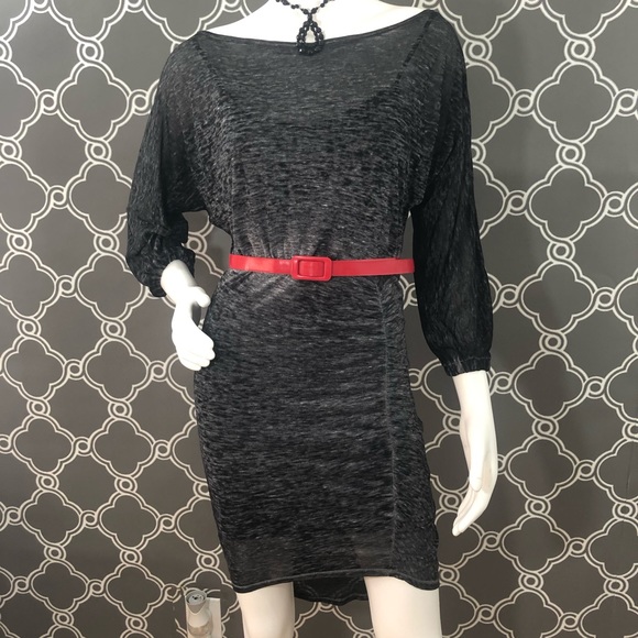Free People Gray/Black cute Dress size XS - Picture 3 of 10